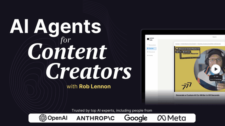 Rob Lennon – AI Content Reactor 3.0