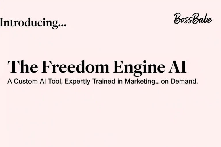 BossBabe – The Freedom Engine AI
